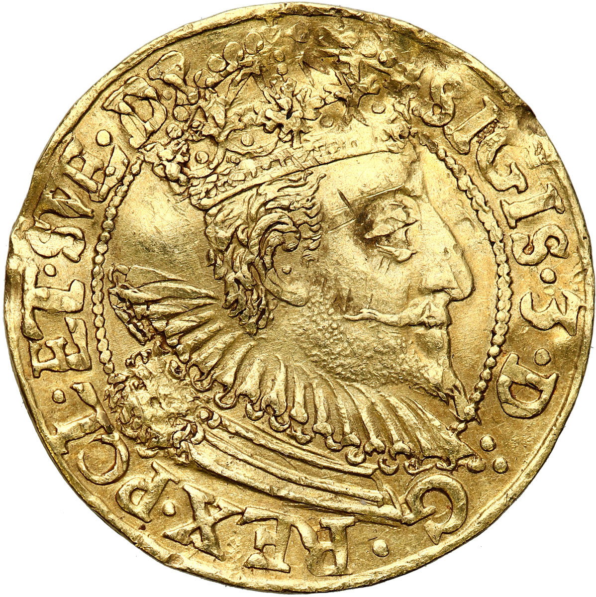 Zygmunt III Waza. Dukat 1597 Gdańsk - RZADKOŚĆ R6